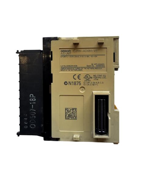 OMRON CJ1W-AD081-V1 (Refurbished & NOT TESTED)