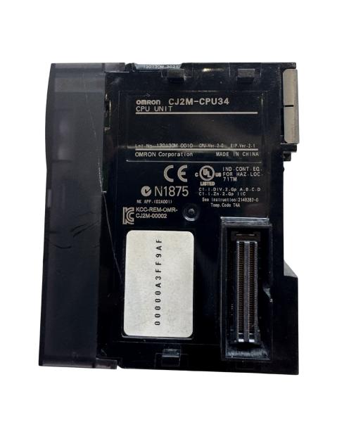 OMRON CJ2M-CPU34 (Refurbished & Tested)